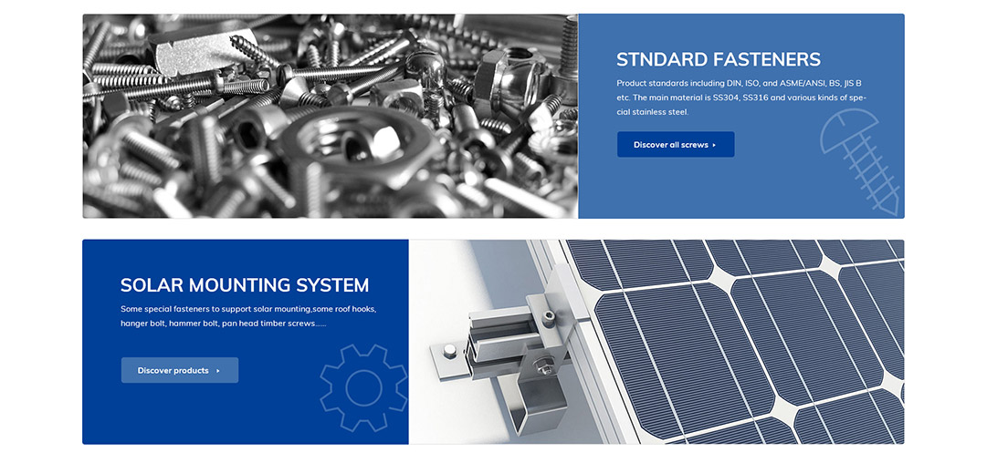 工業零部件外貿B2B網站建設案例